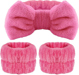 Ruby-Face-Wristband-and-Headband-Set-3-Pack on sale