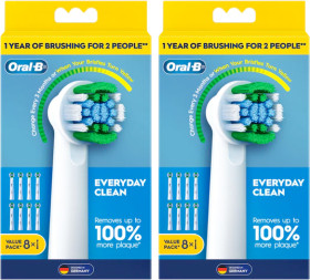 Oral-B-Electric-Toothbrush-Refills-Everyday-Clean-8-Pack on sale