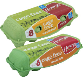 Henergy-Cage-Free-Eggs-Size-6-12-Pack-or-Size-8-10-Pack on sale