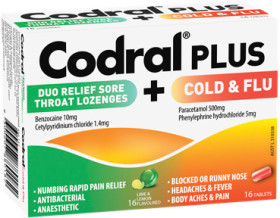 Codral-Plus-Cold-Flu-16s-Sore-Throat-Lozenges-16s on sale