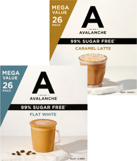 Avalanche-99-Sugar-Free-Coffee-Sachets-26-Pack on sale