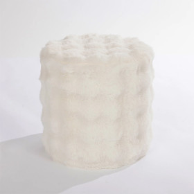 Lottie-Faux-Fur-Ottoman on sale