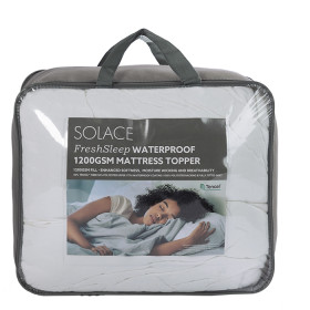 Solace-Freshsleep-Waterproof-1200gsm-Topper on sale