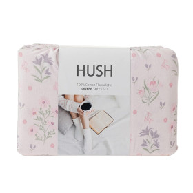 Hush-Floral-Flannelette-Sheet-Set on sale