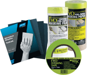 20-off-Norton-Wet-and-Dry-Sandpaper-and-Evo-Masking-Tapes on sale