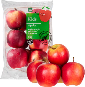 Woolworths-Kids-Apples-Pack-1kg on sale