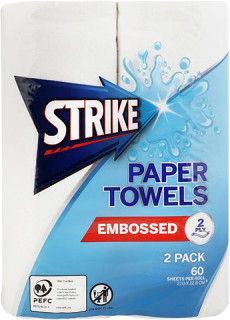 Strike-Paper-Towel-2-Ply-White-2-Pack on sale