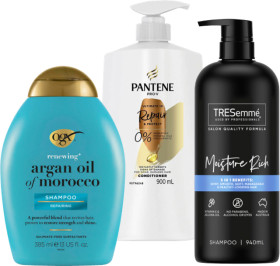 Tresemm-940ml-OGX-385ml-or-Pantene-800900ml-Shampoo-or-Conditioner on sale