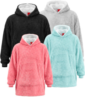 Kids-or-Adults-Plush-Fur-Long-Hoodies on sale