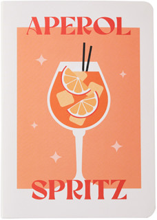 WHSmith-A5-Aperol-Spritz-Notebook on sale