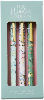 WHSmith-Hidden-Garden-Pack-of-3-Ballpoint-Pens on sale