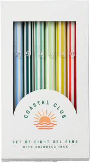 WHSmith-Coastal-Club-Pack-of-8-Coloured-Gel-Pens on sale