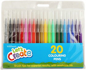 WHSmith-Classic-Colouring-Pens-Pack-of-20 on sale
