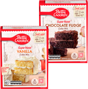 Betty-Crocker-Cake-Mixes-450-530g on sale