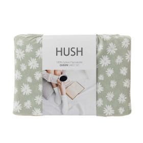 Hush-Daisy-Flannelette-Sheet-Set on sale