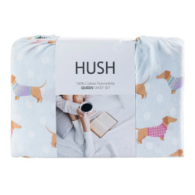 Hush-Dashy-Print-Cotton-Flannelette-Sheet-Set on sale