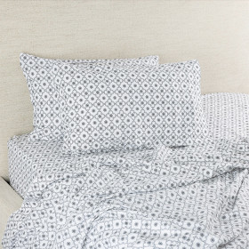 Hush-Tile-Flat-Flannelette-Sheet on sale