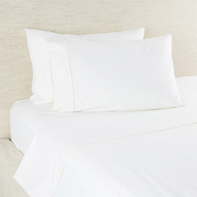 Hush-Plain-White-Flat-Flannelette-Sheet on sale