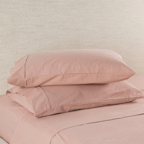 Hush-Plain-Blush-Flannelette-Pillowcase-Pair on sale