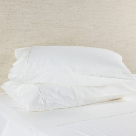 Hush-Plain-White-Flannelette-Pillowcase-Pair on sale