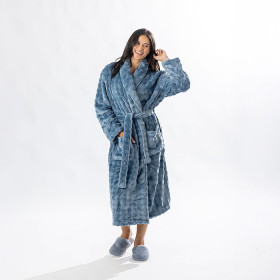 Solace-Cody-Texture-34-Length-Bathrobe on sale
