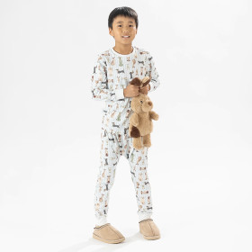 bbb-Sleep-Kids-Dog-Stripe-Knit-PJ-Twosie on sale