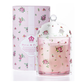 Royal-Albert-Petal-Flame-Pomegranate-Blossom-Candle-380g on sale