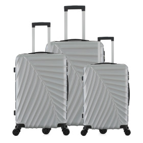 bbb-Travel-Fern-Suitcase-Silver on sale