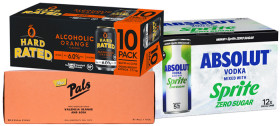 Hard-Rated-Range-6-Pals-Range-10-x-330mL-Cans-or-Absolut-Sprite-Range-5-12-x-250mL-Cans on sale