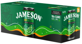 Jameson-Dry-Lime-or-Cola-63-10-x-375mL-Cans on sale