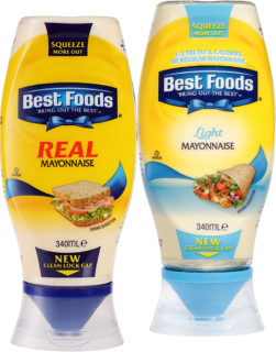 Best-Foods-Squeeze-Mayonnaise-340ml on sale
