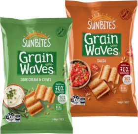 Sunbites-Grain-Waves-140g on sale