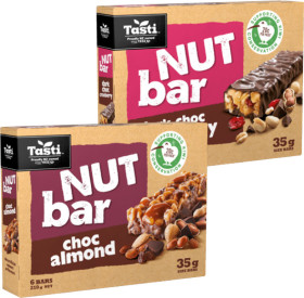 Tasti-Nut-Bar-210g on sale