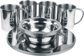 Snatch-Stainless-Steel-Camp-Crockery-Set on sale