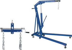 Mechpro-Folding-Engine-Crane-1000kg-Engine-Leveller-680kg-Combo on sale