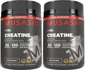 Musashi-Creatine-Unflavoured-600g on sale