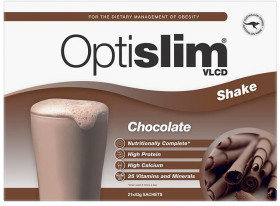 Optislim-VLCD-Meal-Replacement-Shake-Chocolate-21-x-43g-Sachets on sale