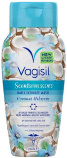 Vagisil-Intimate-Wash-Scentsative-Scents-Coconut-Hibiscus-240mL on sale