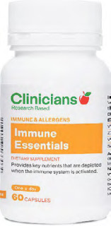 Clinicians-Immune-Essentials-60-Capsules on sale