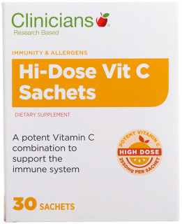Clinicians-Hi-Dose-Vit-C-Sachets-30-Sachets on sale