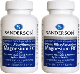 Sanderson-Magnesium-Supplement-FX-1000-60-Tablets on sale
