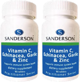 Sanderson-Vitamin-C-Echinacea-Garlic-Zinc-90-Tablets on sale