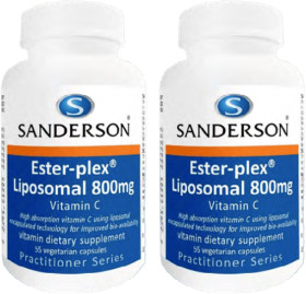 Sanderson-Ester-plex-Liposomal-800mg-Vitamin-C-55-Capsules on sale