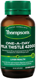 Thompsons-One-A-day-Milk-Thistle-42000-60-Capsules on sale