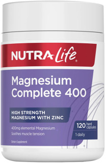 Nutra-Life-Magnesium-Complete-400-120-Capsules on sale