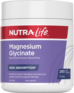 NEW-Nutra-Life-Magnesium-Glycinate-200s on sale