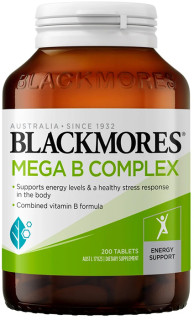 Blackmores-Mega-B-Complex-Tabs-200s on sale