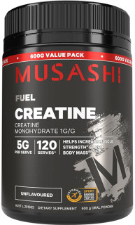 NEW-Musashi-Creatine-Unflavoured-600g on sale