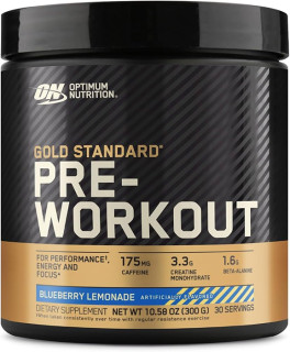 Optimum-Nutrition-Gold-Standard-Pre-Workout-Blue-Lemonade-300g on sale