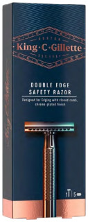King-C-Gillette-Double-Edge-Safety-Razor-5-Blade-Refills on sale